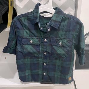 NWOT Toddler Boys’ H&M Flannel Button Down
